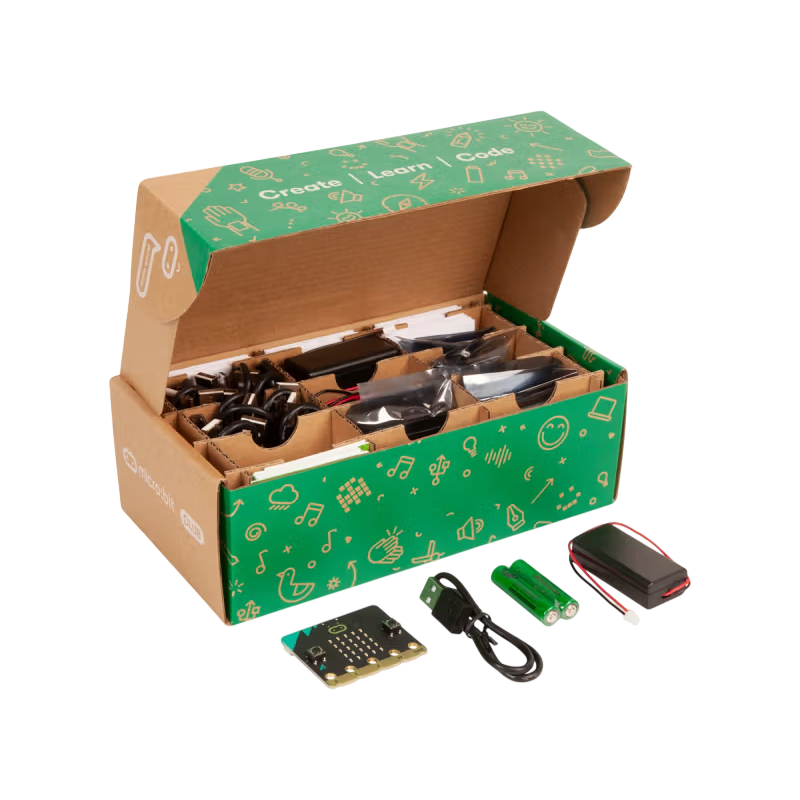 BBC micro:bit Club: pack de 10 micro:bit V2 com acessórios
