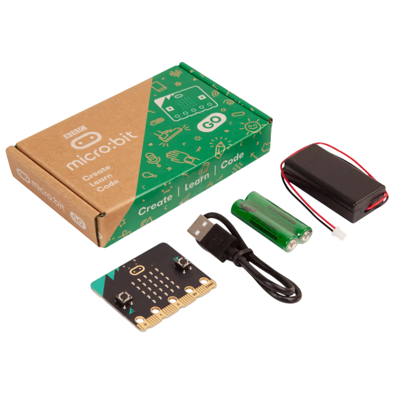 BBC micro:bit Go: 1 micro:bit V2 com acessórios