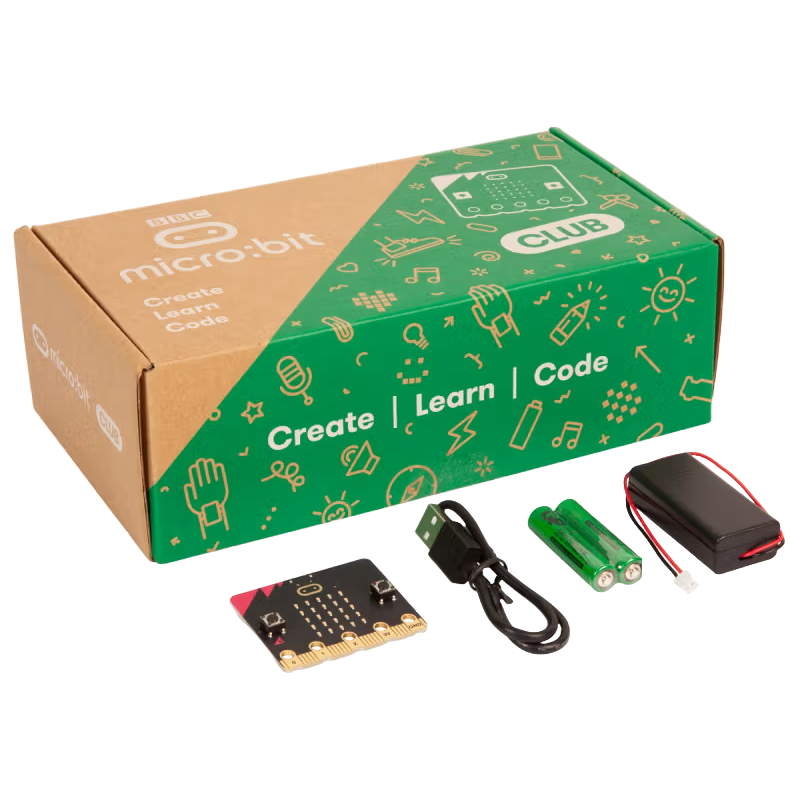 BBC micro:bit Club: pack de 10 micro:bit V2 com acessórios