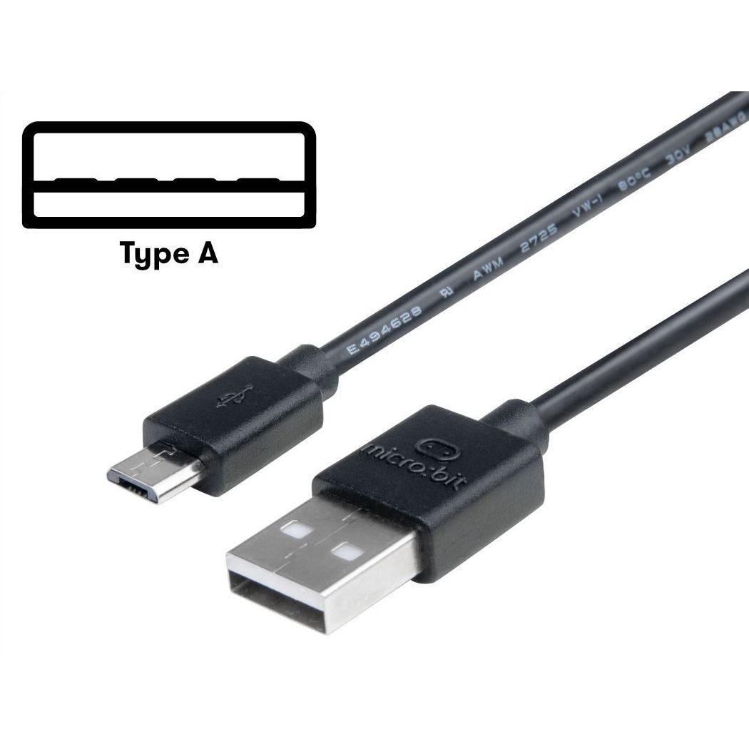 Cabo oficial micro:bit USB-A para micro-USB