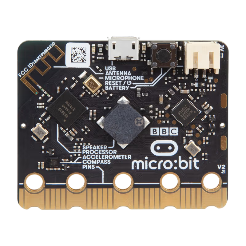 Placa BBC micro:bit V2, verso